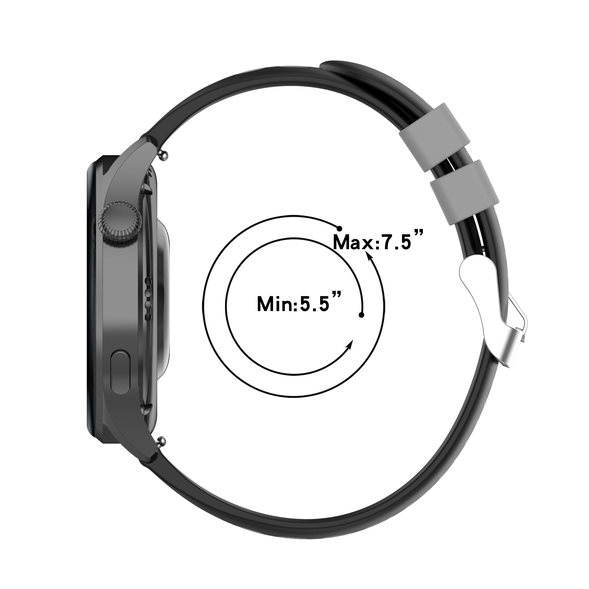Dual Color Silicone Adjustable Watch Band Strap Replacement 22mm for Huawei Watch 3 Watch 3 Pro Dual Color Silicone Adjustable Watch Band Strap Replacement 22mm for Huawei Watch 3 Watch 3 Pro